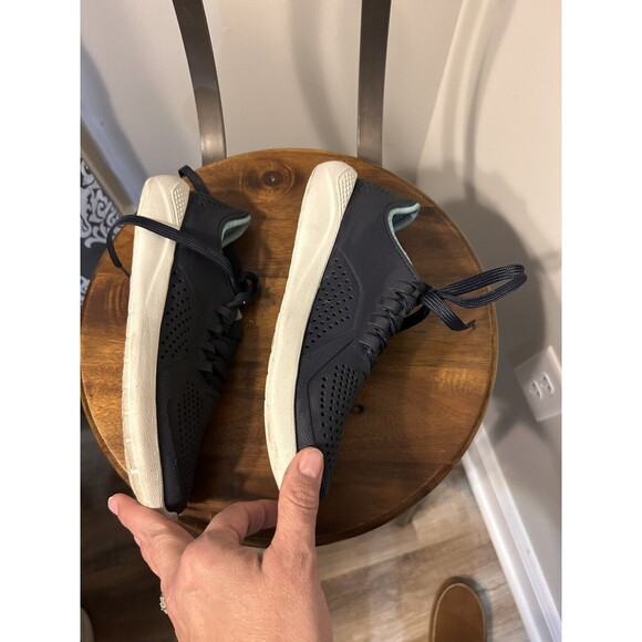 Crocs Literide Pacer Comfort Slip On Sneakers Women's Trainers Navy Blue Size 7 - Picture 5 of 7